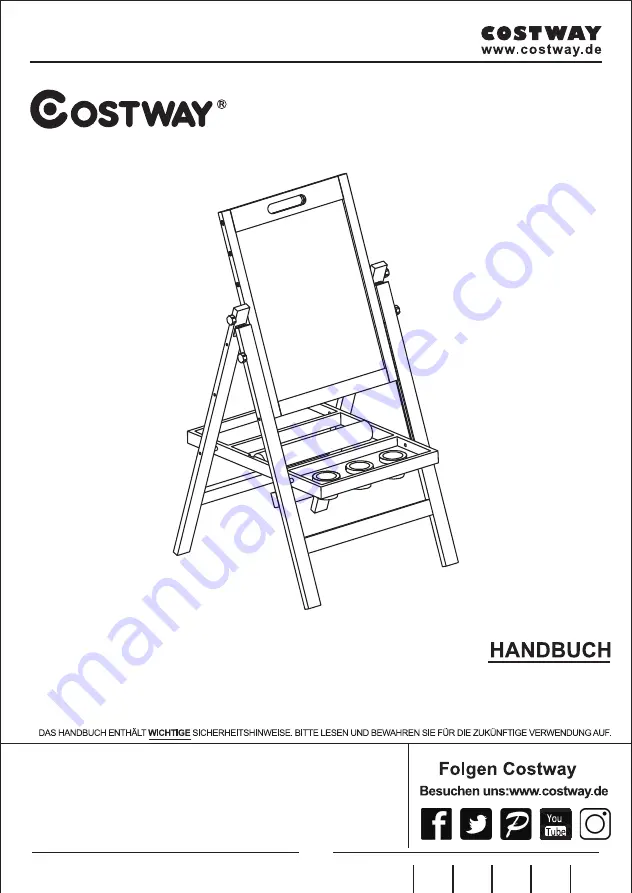 Costway 68109374 User Manual Download Page 6