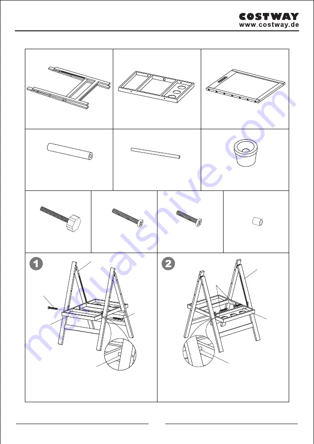 Costway 68109374 User Manual Download Page 8