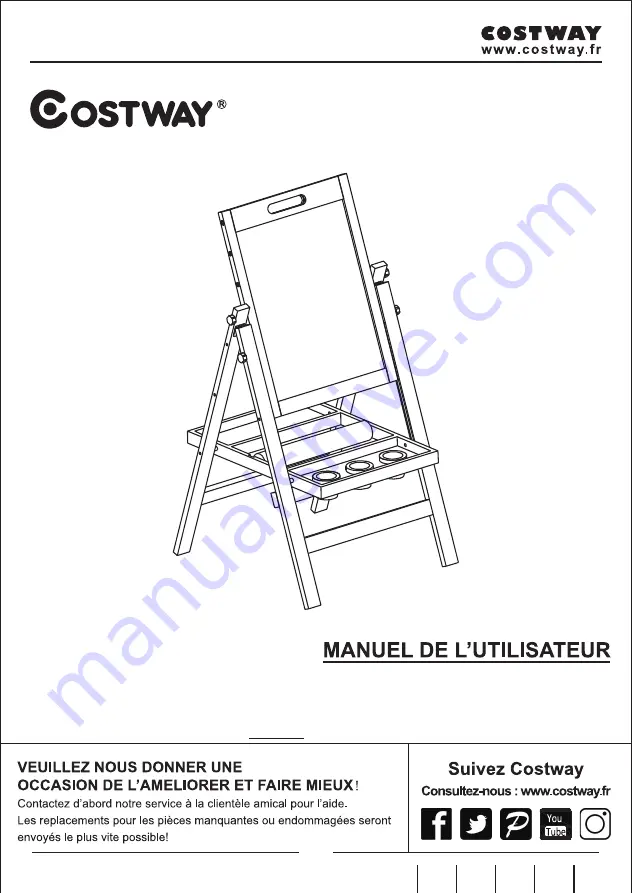 Costway 68109374 User Manual Download Page 11