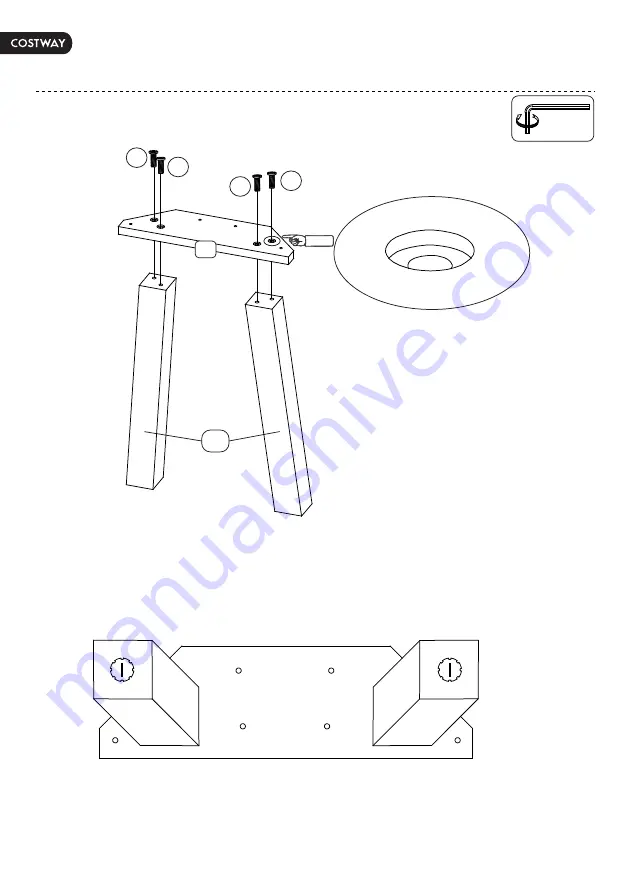 Costway Acacia HW66353 User Manual Download Page 4