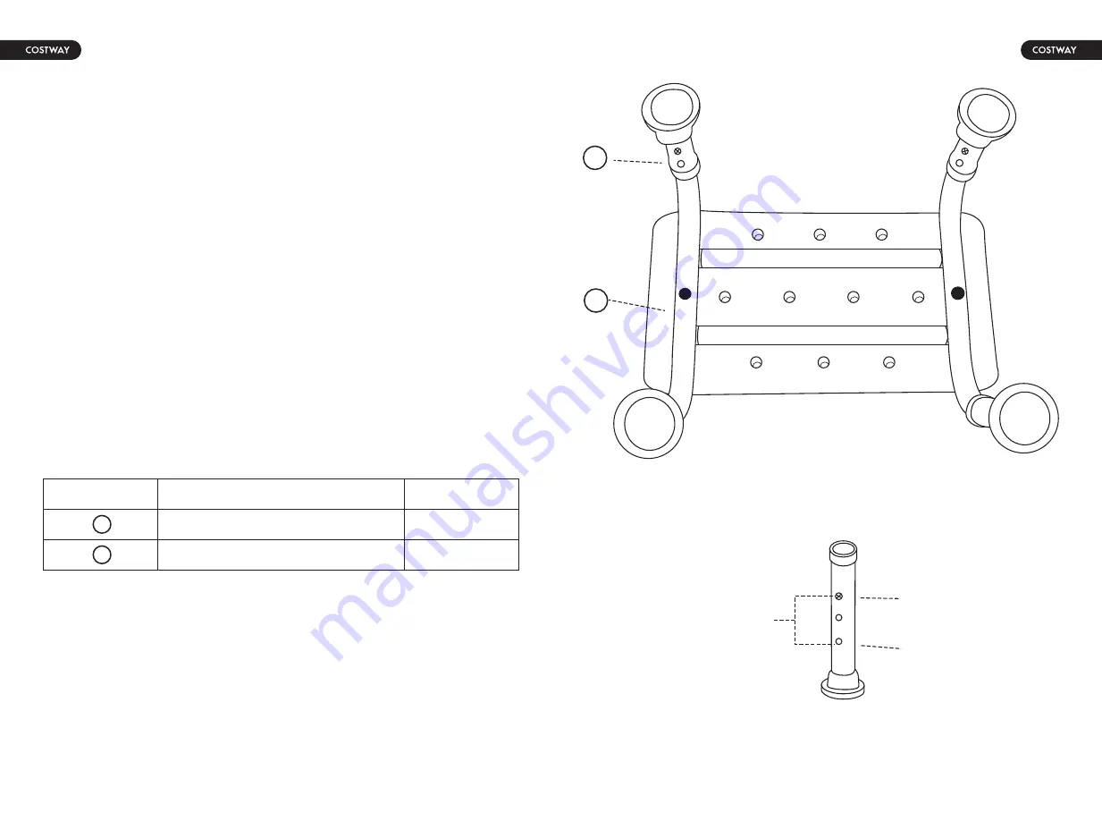 Costway BA1045 User Manual Download Page 3