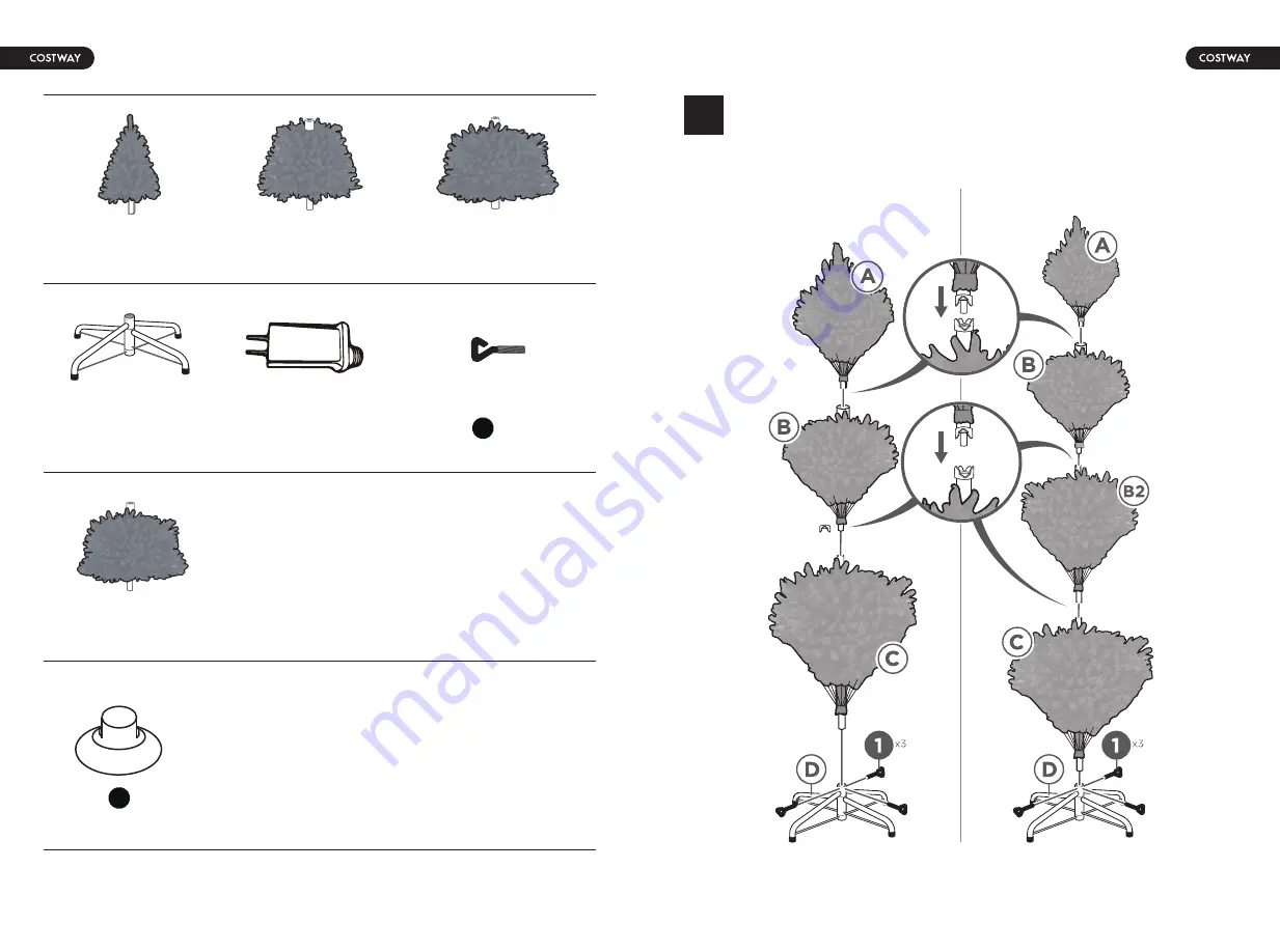 Costway CM23547USA User Manual Download Page 2