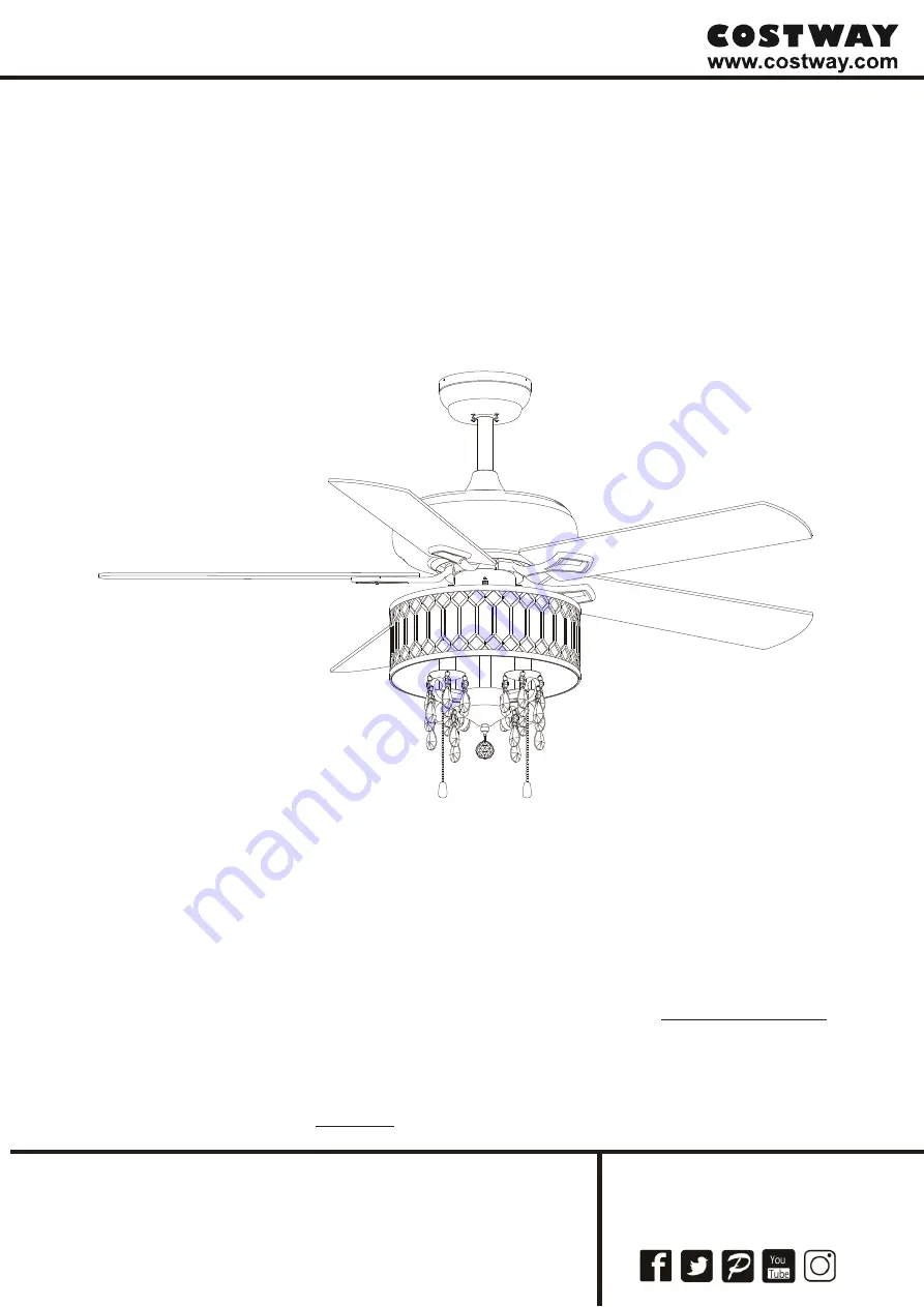 Costway E2P4375 User Manual Download Page 1