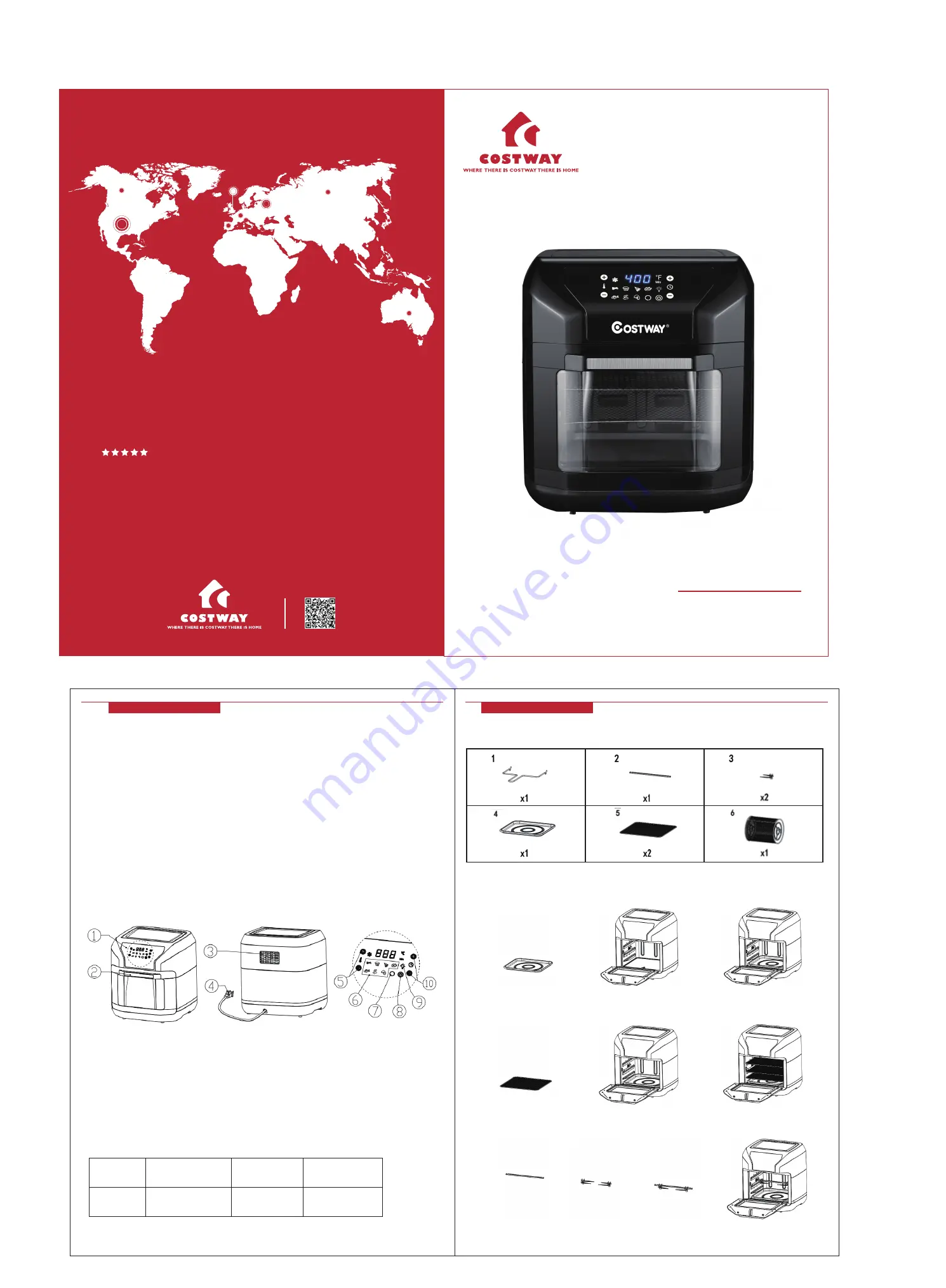 Costway EP23965 User Manual Download Page 1