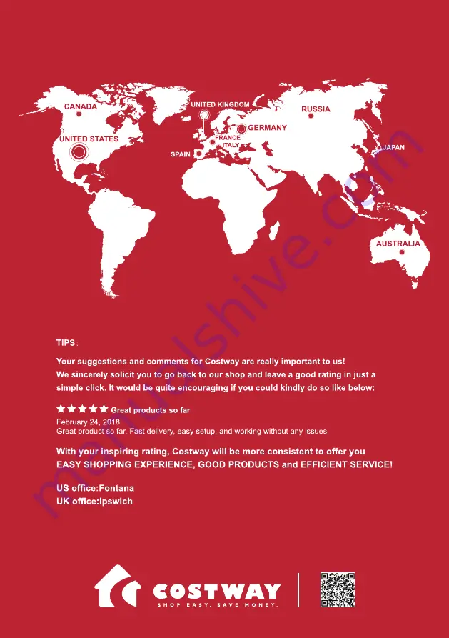 Costway EP24453 User Manual Download Page 24