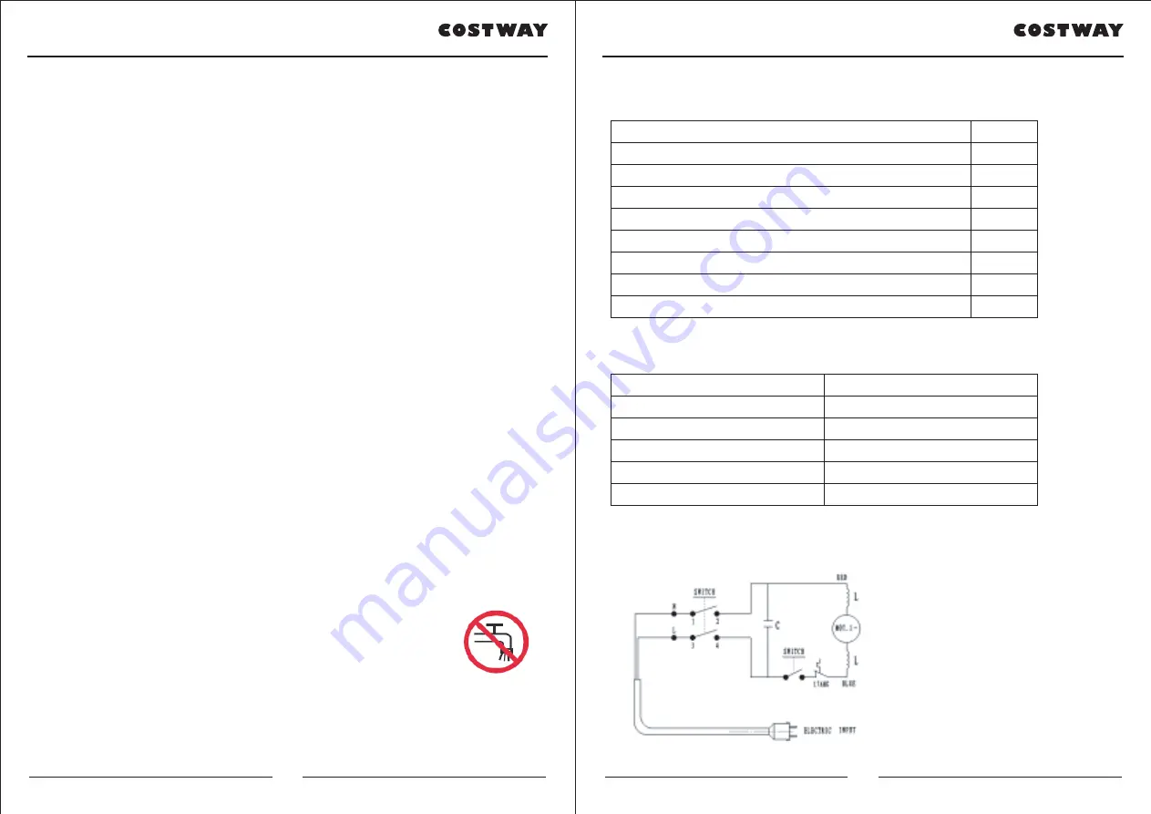 Costway EP24606US Скачать руководство пользователя страница 3
