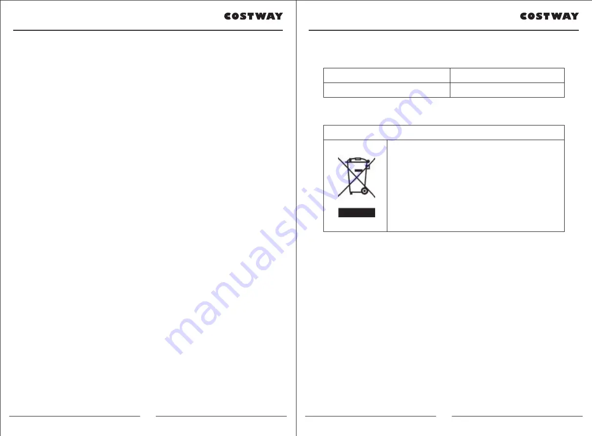 Costway EP24891US Скачать руководство пользователя страница 4