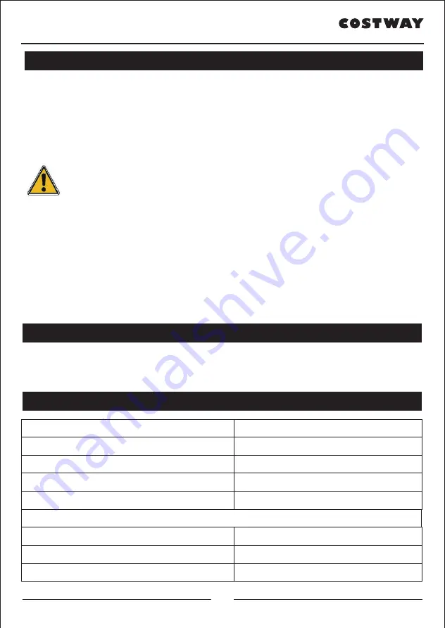 Costway ET1379US Скачать руководство пользователя страница 7