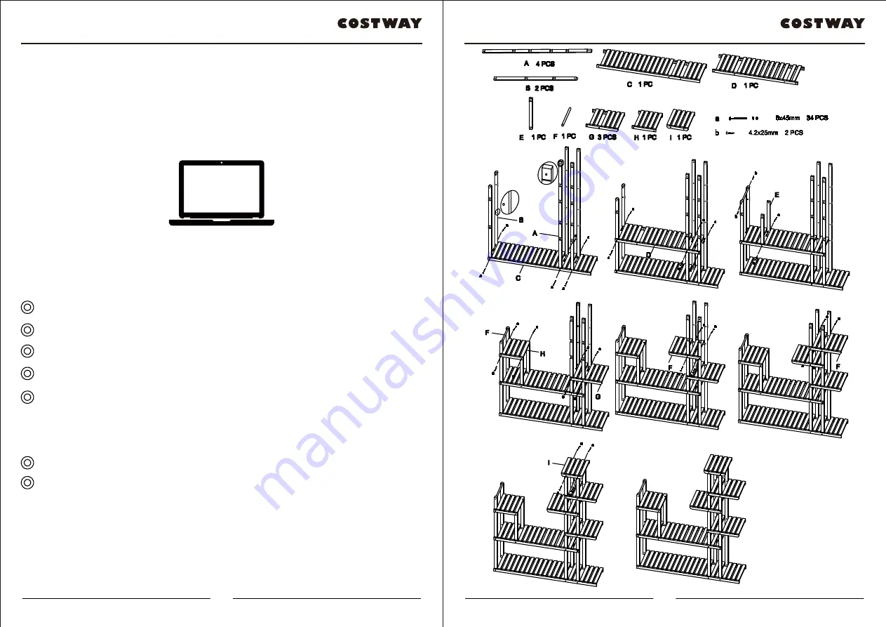 Costway Giantex GT3438 User Manual Download Page 4