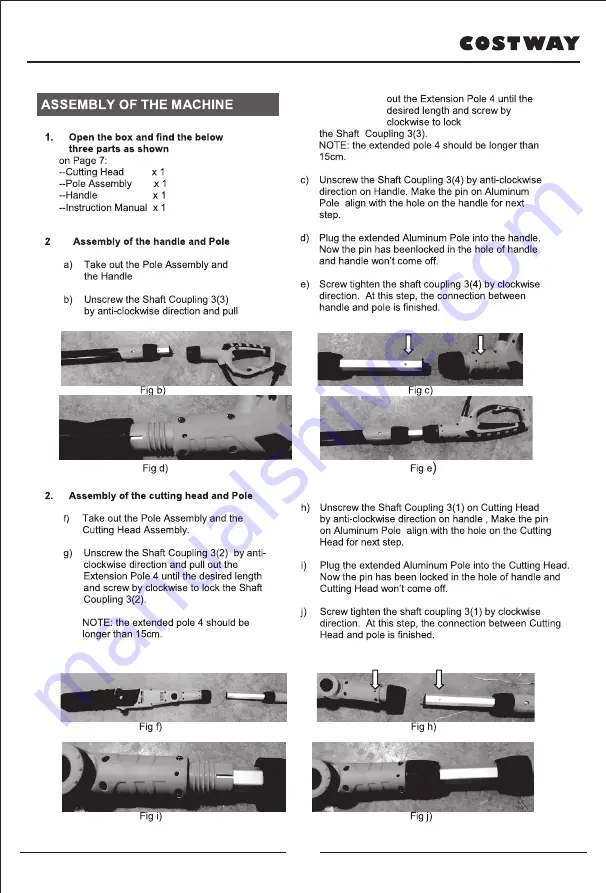 Costway GT3664US Скачать руководство пользователя страница 11