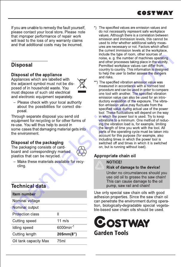 Costway GT3664US User Manual Download Page 18