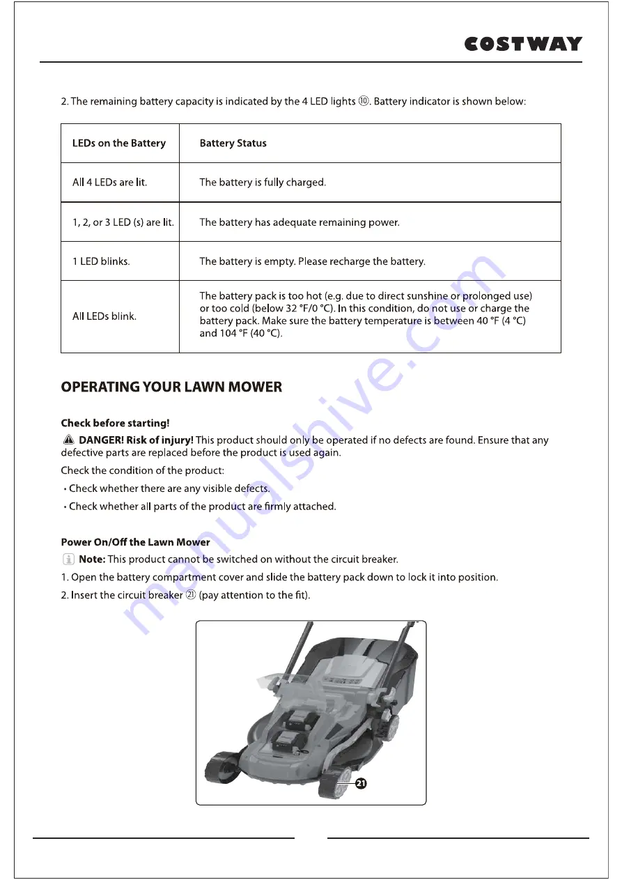 Costway GT3701US-GN Скачать руководство пользователя страница 13