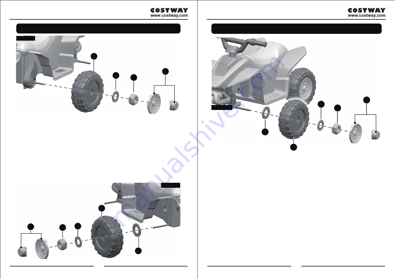 Costway honey joy TY327787 User Manual Download Page 6