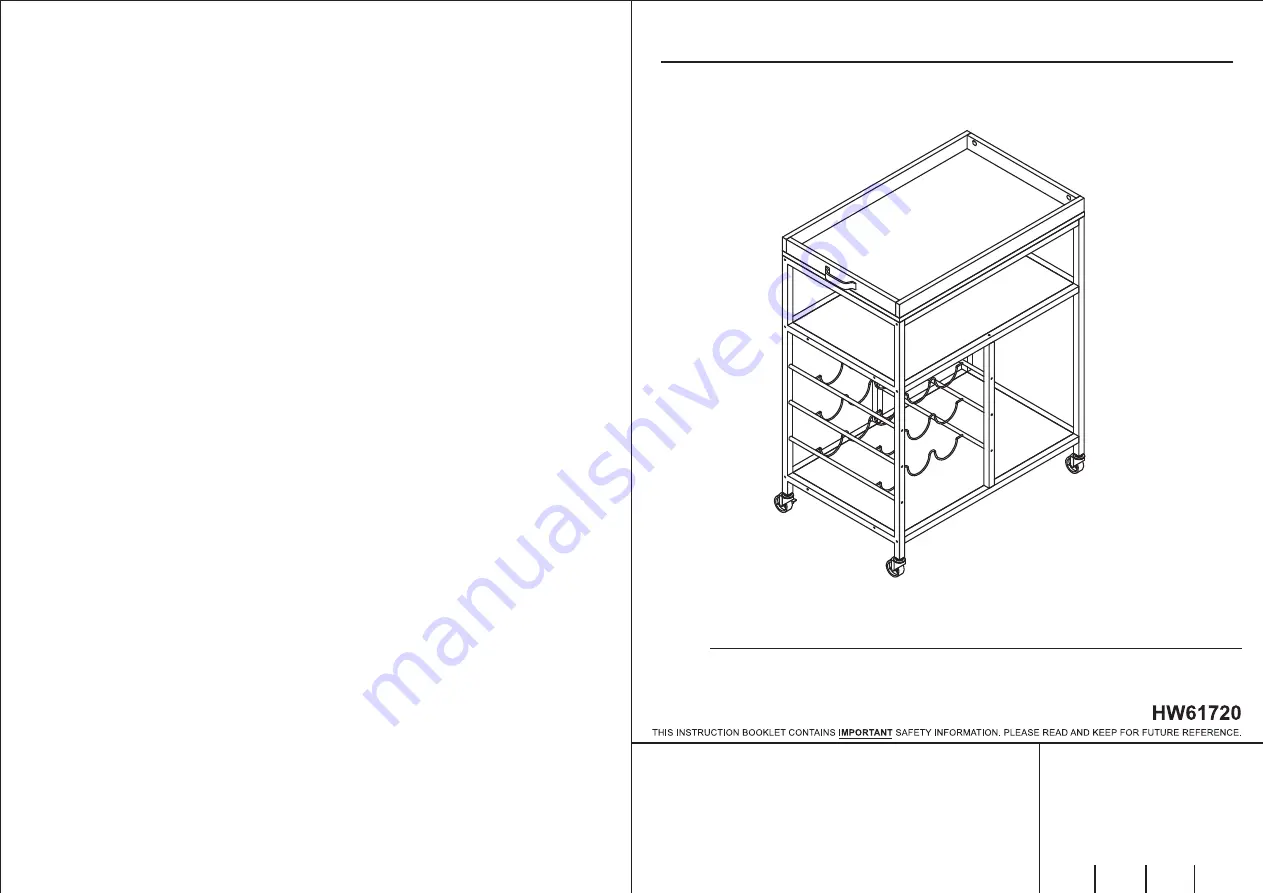 Costway HW61720 User Manual Download Page 1