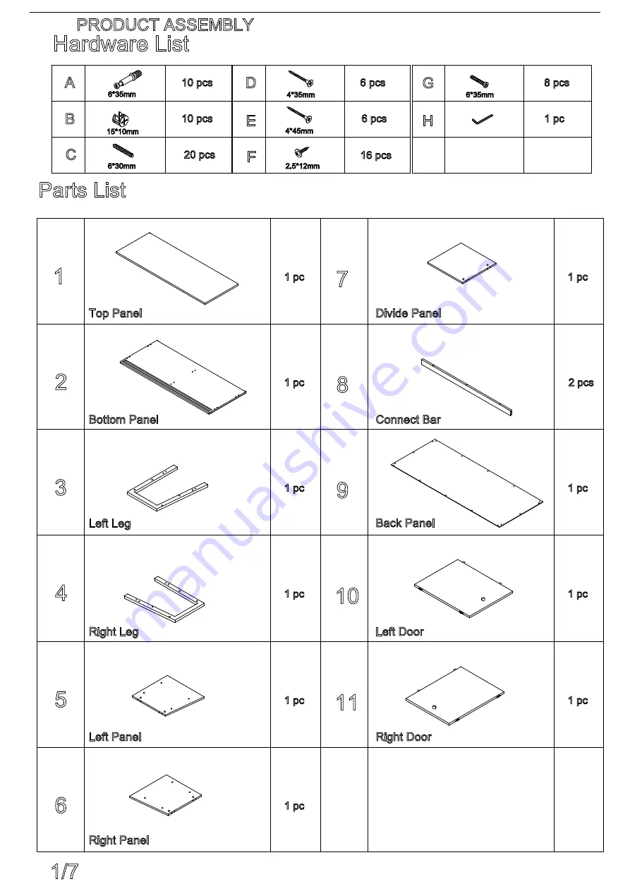 Costway HW64004 Скачать руководство пользователя страница 2