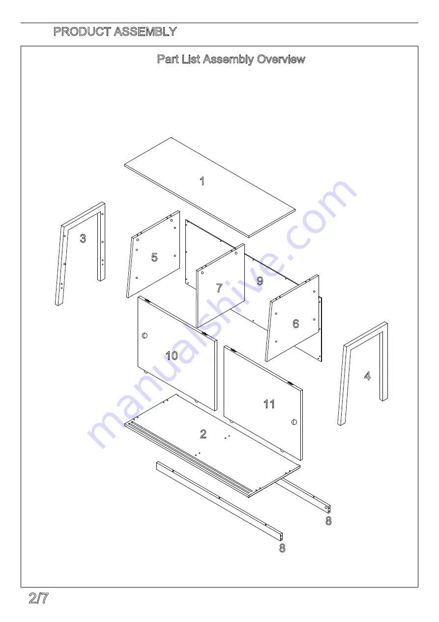 Costway HW64004 Скачать руководство пользователя страница 3