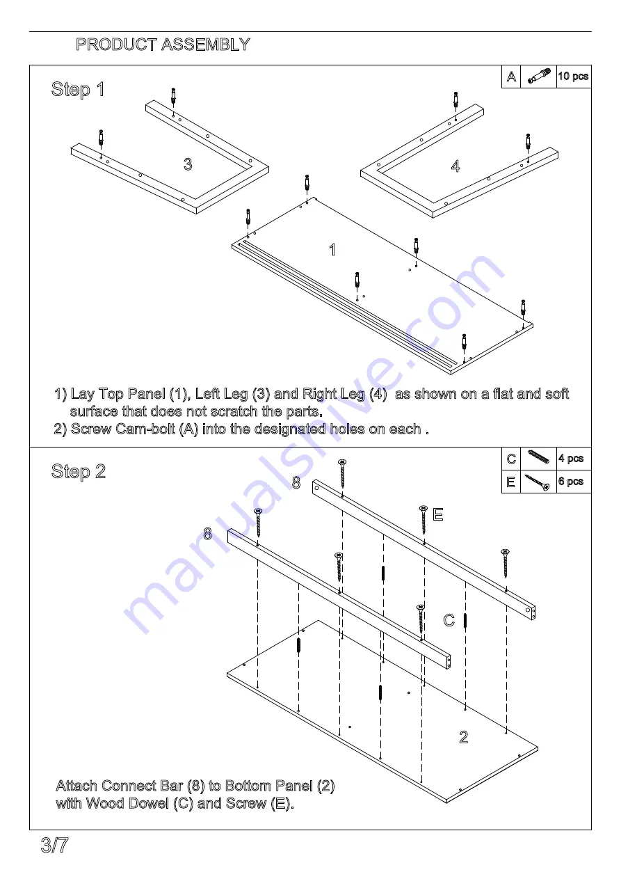 Costway HW64004 Скачать руководство пользователя страница 4