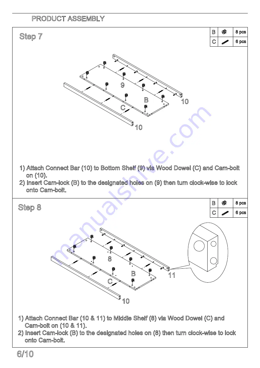 Costway HW64005 Скачать руководство пользователя страница 7