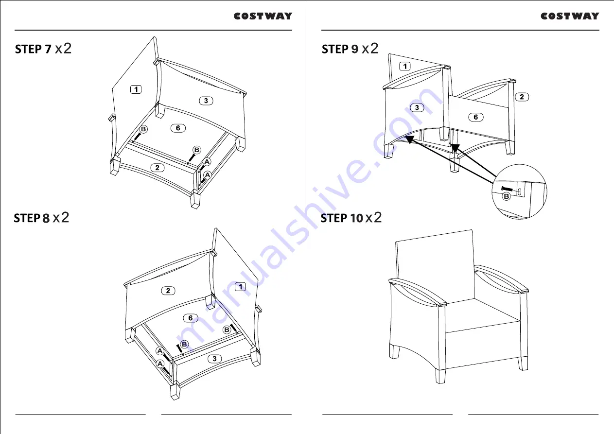 Costway HW65226 Скачать руководство пользователя страница 5