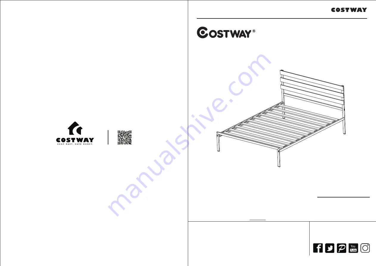 Costway HW65286-T Скачать руководство пользователя страница 1