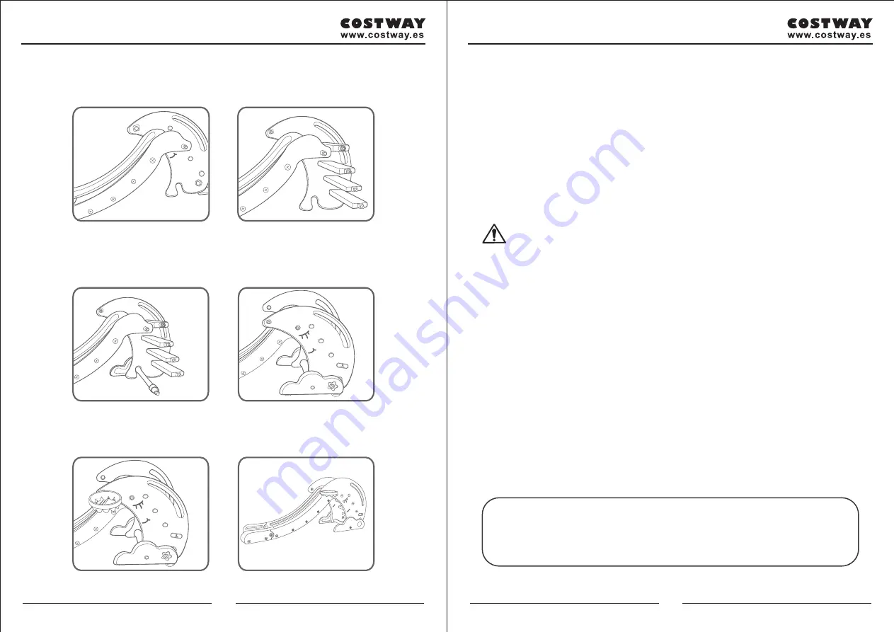Costway Moon Slide Скачать руководство пользователя страница 14