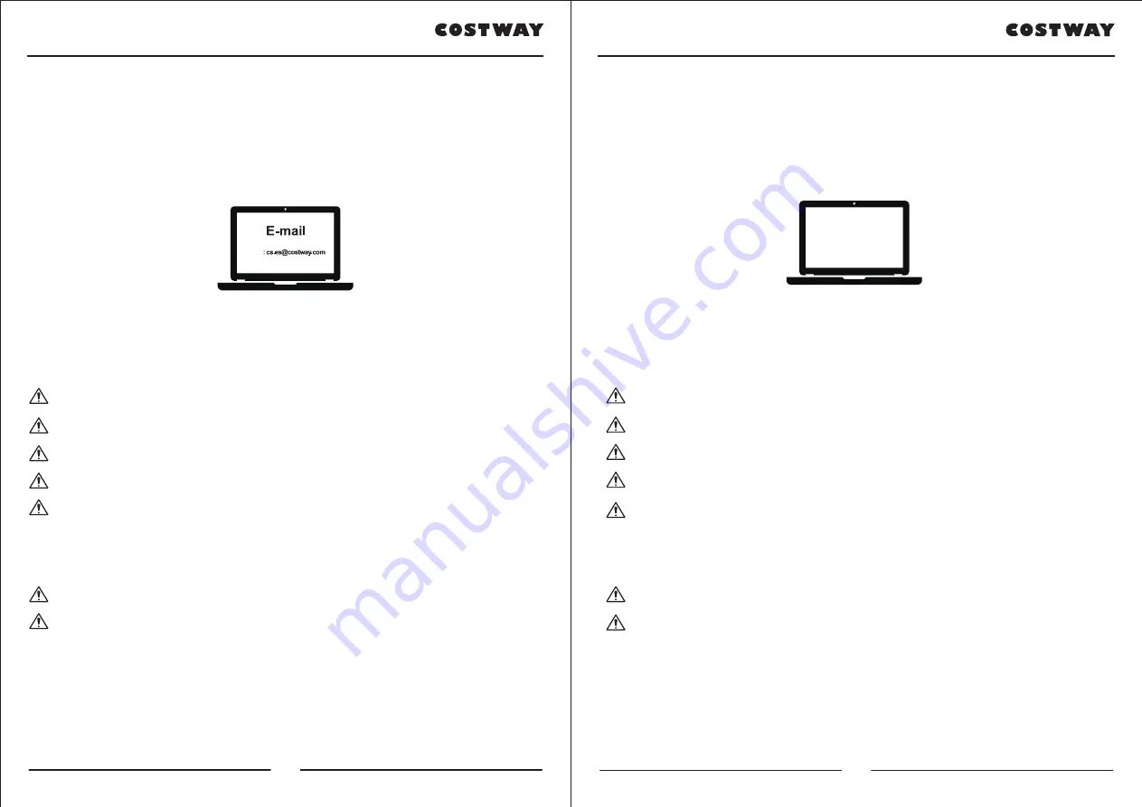 Costway OP3509 Скачать руководство пользователя страница 4