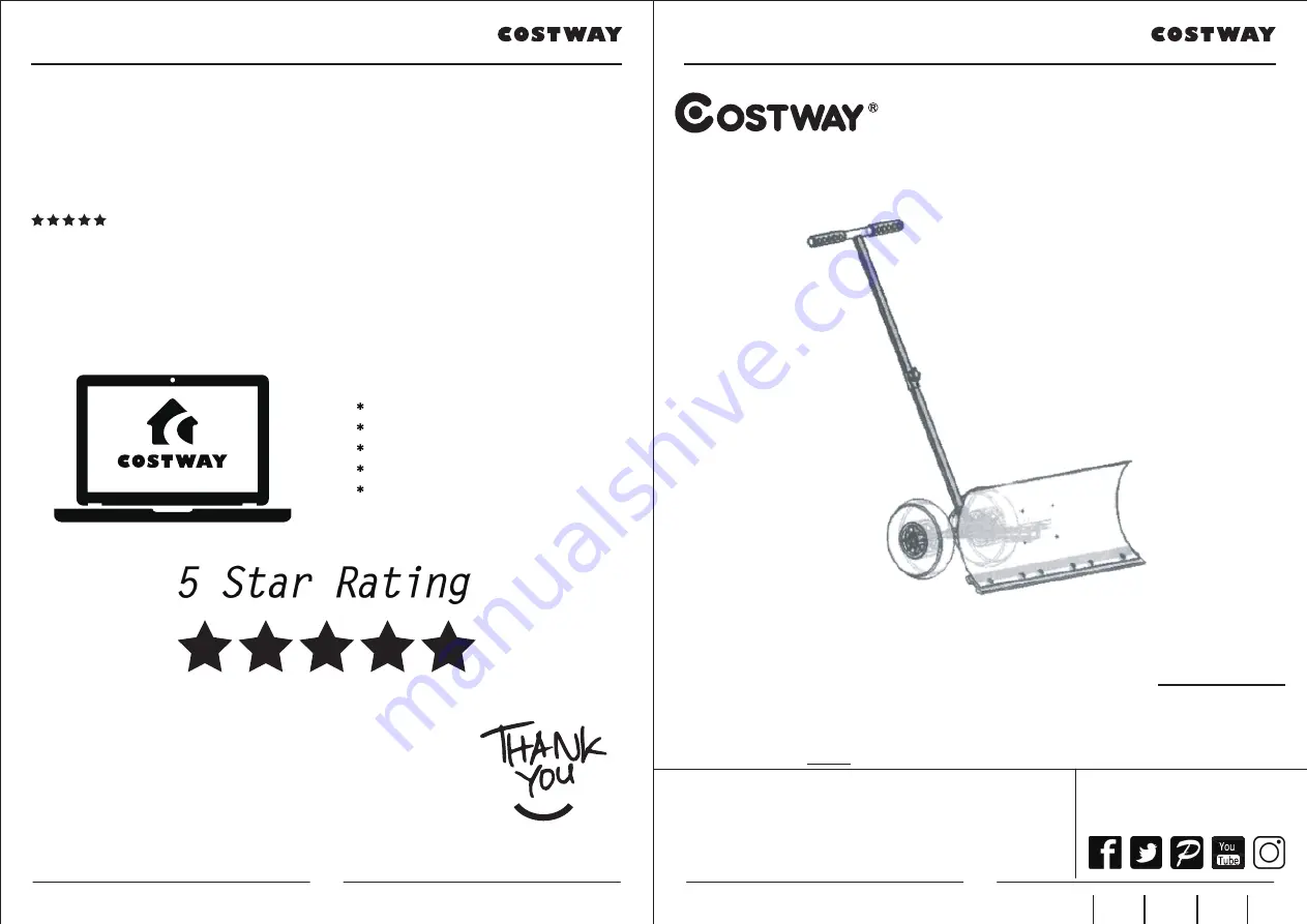 Costway TL35142 User Manual Download Page 5