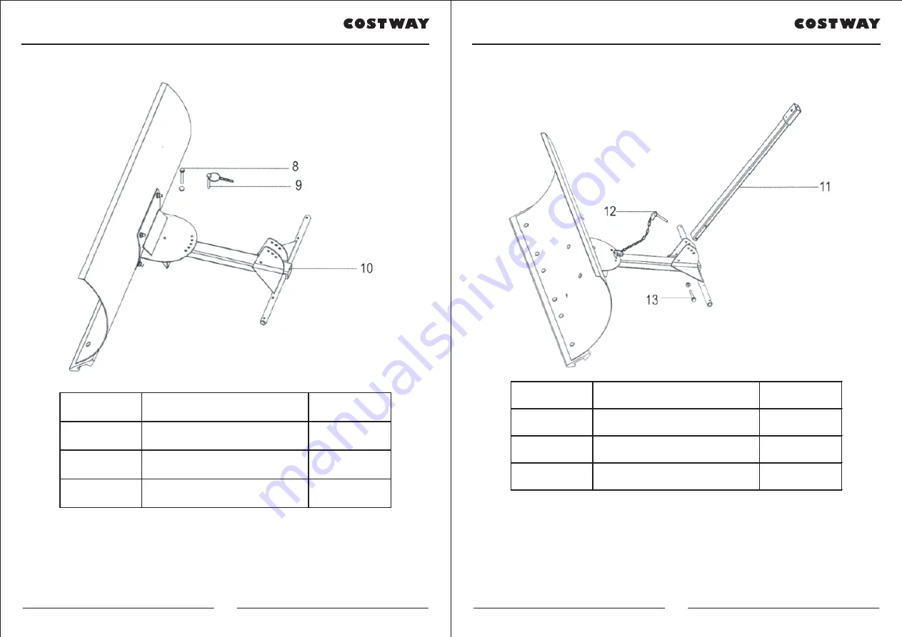 Costway TL35142 User Manual Download Page 11