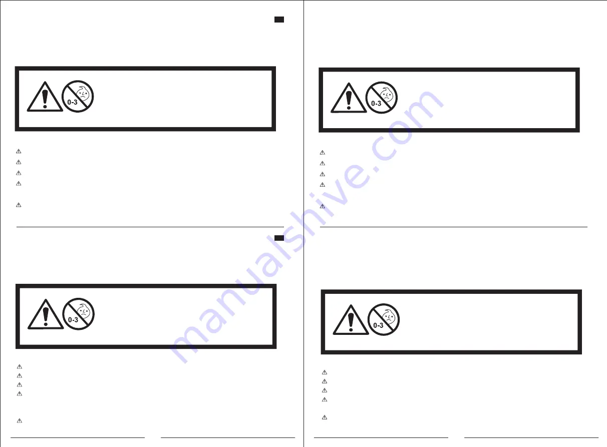 Costway TY587168 Скачать руководство пользователя страница 3