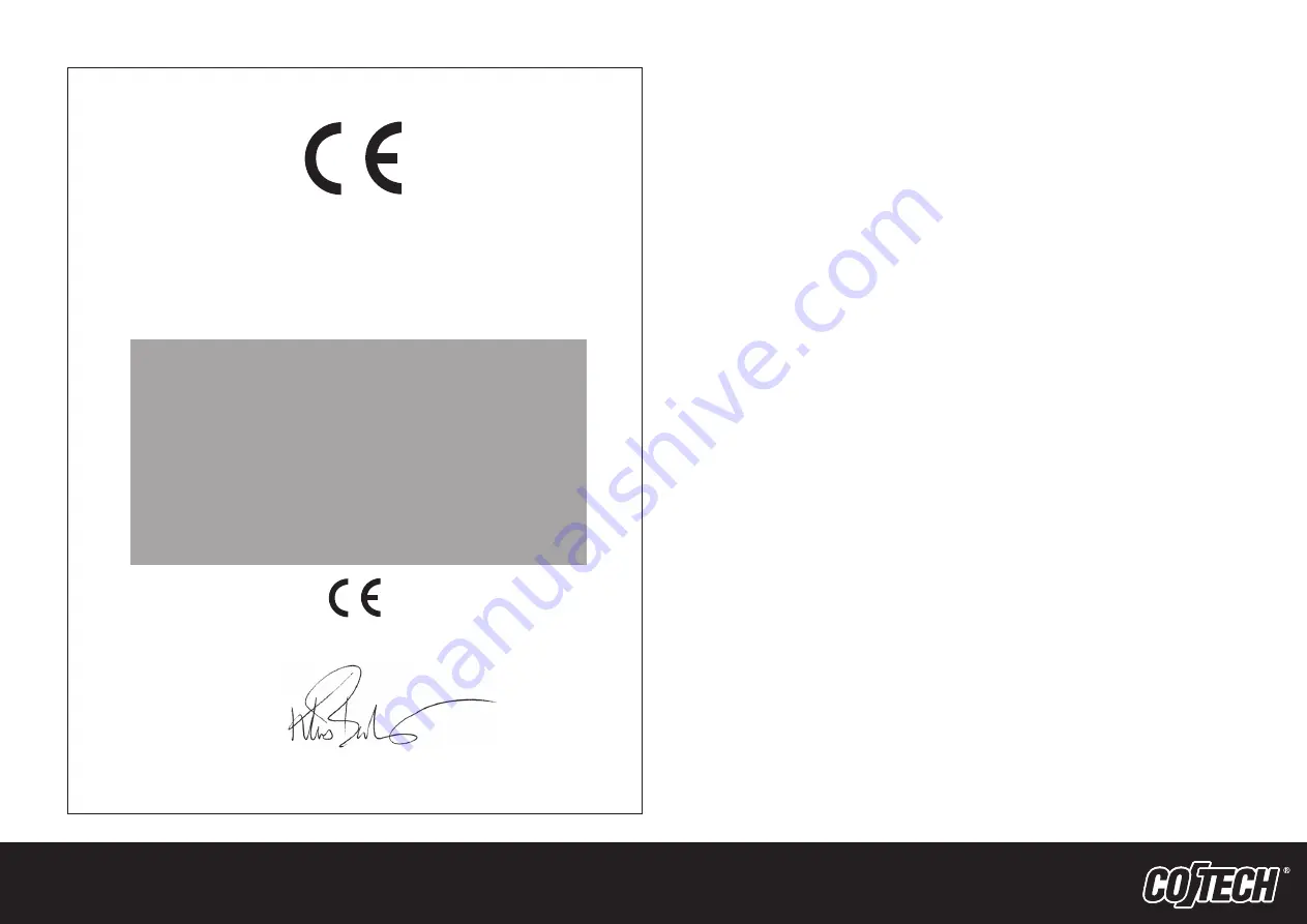 Cotech 51058GBX10 Скачать руководство пользователя страница 6