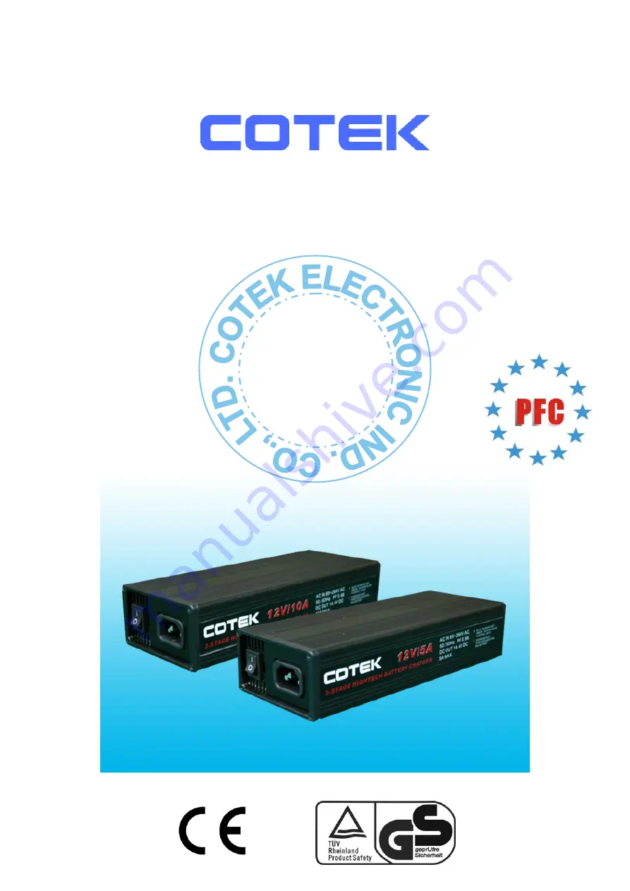 Cotek BP-1205 User Manual Download Page 1