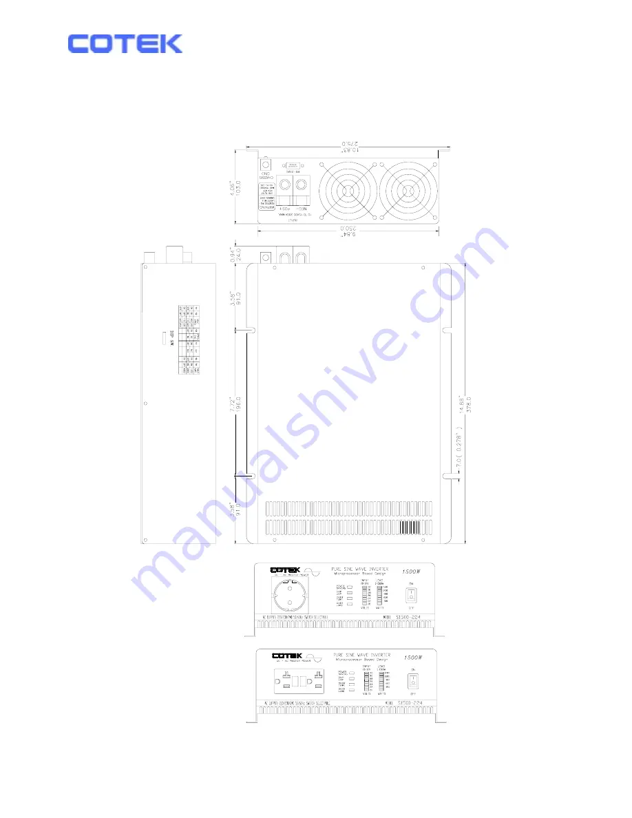 Cotek S1500-112 Скачать руководство пользователя страница 7