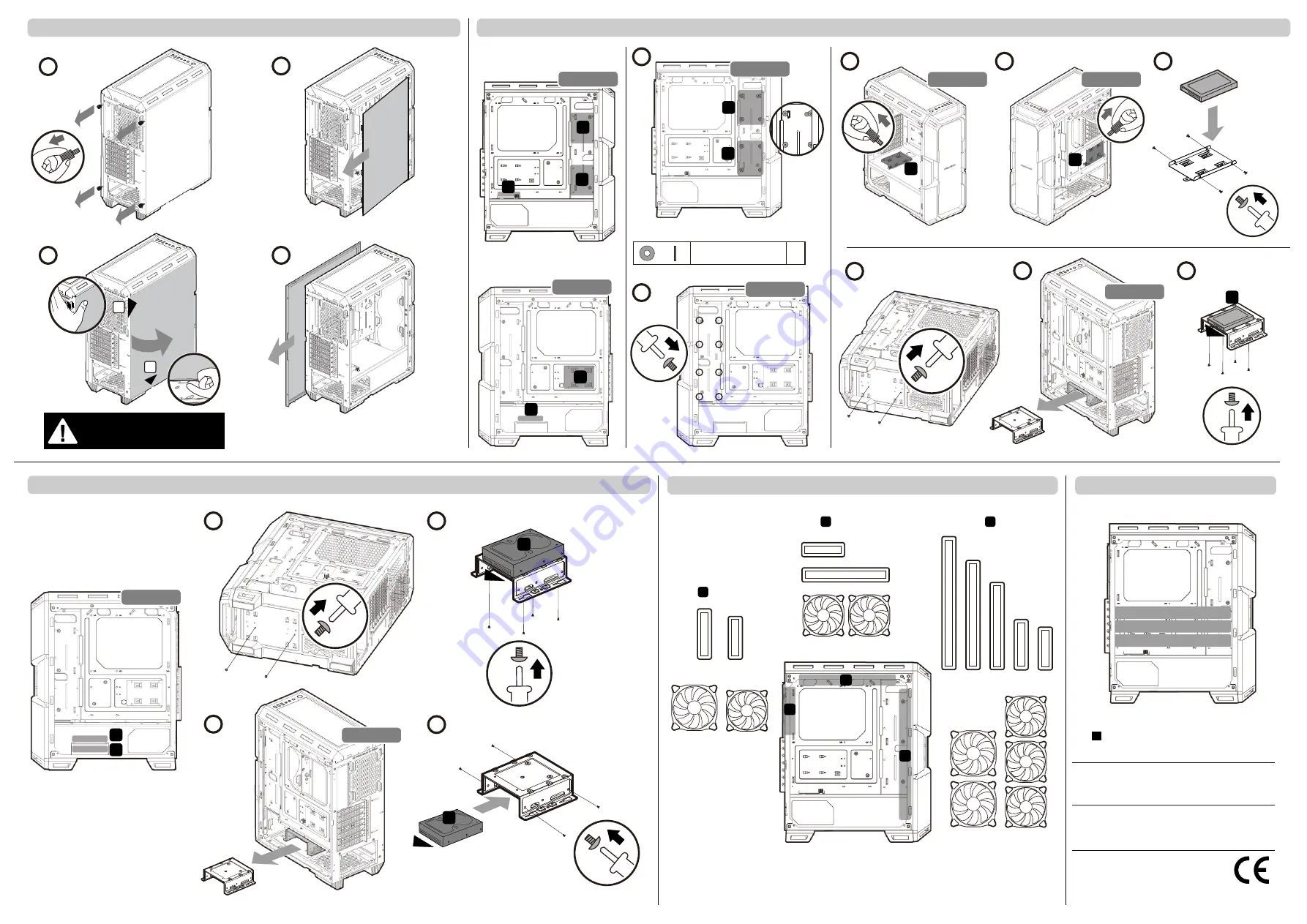 COUGAR MX440-G RGB Assembly Drawing Download Page 2