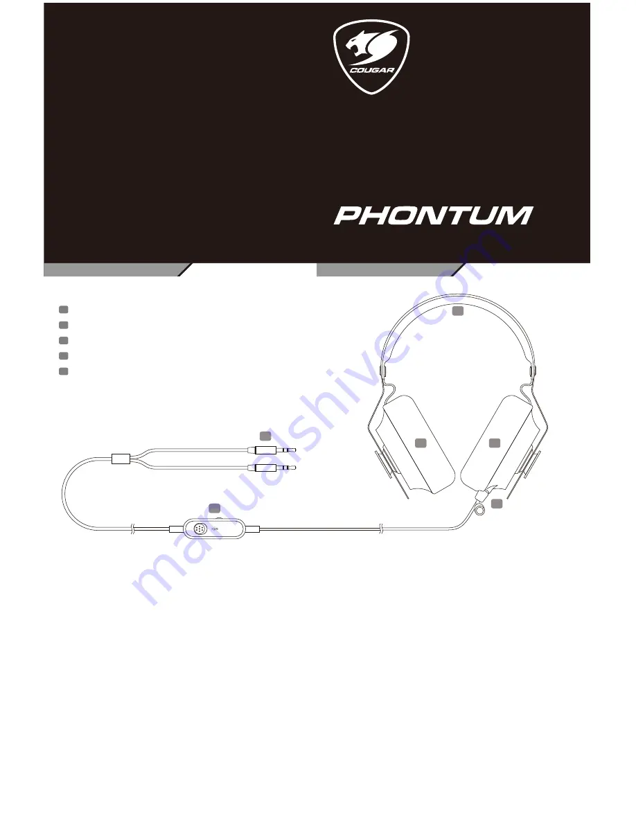 COUGAR Phontum Essential User Manual Download Page 1