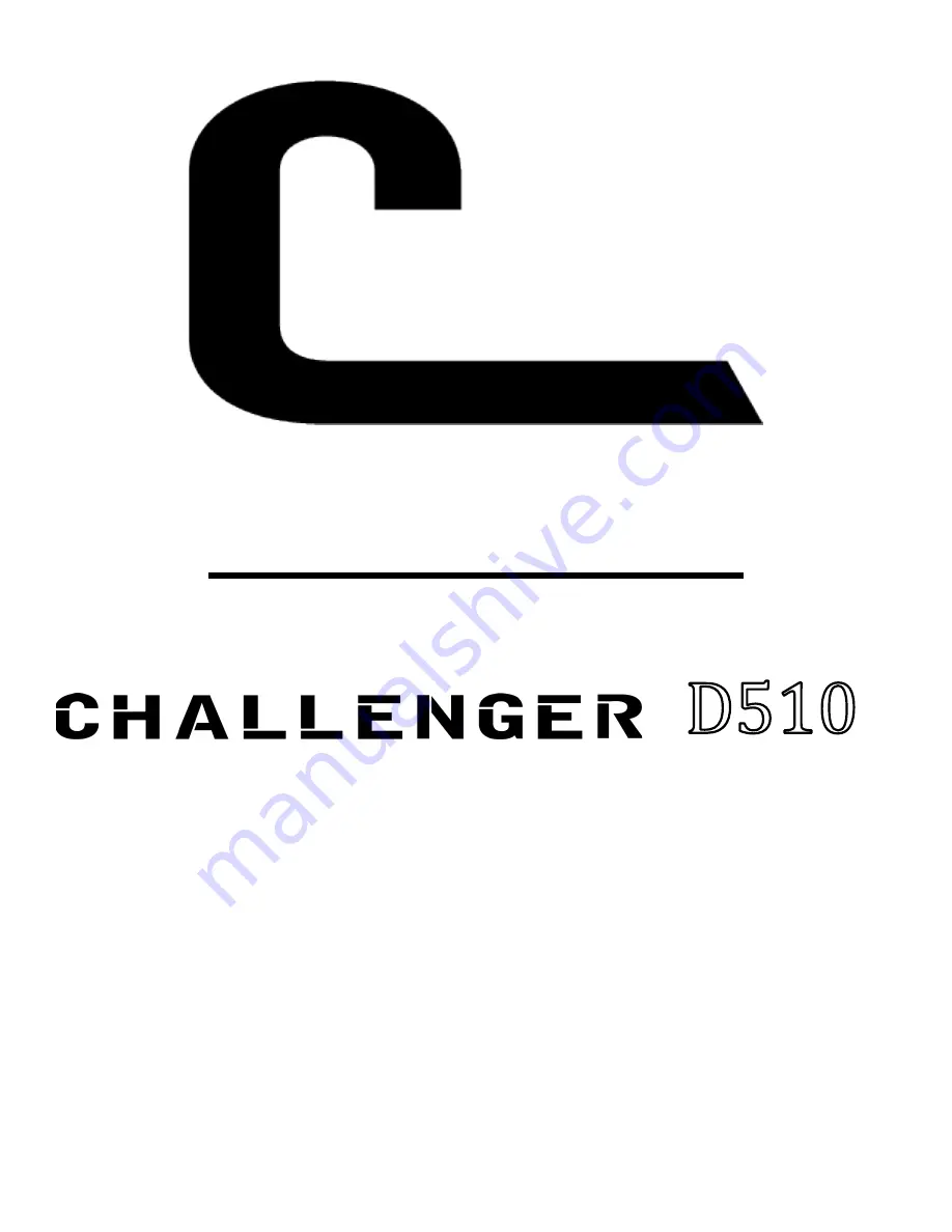 Country Clipper CHALLENGER D510 Product Manual Download Page 96