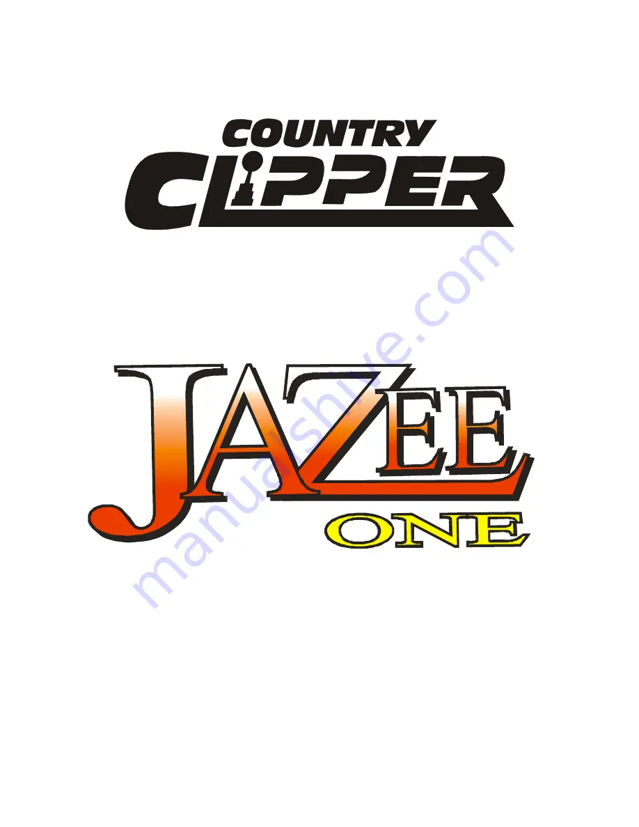 Country Clipper Jazee Скачать руководство пользователя страница 1