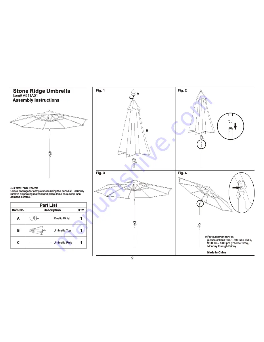 Country Living D71 M80497 Owner'S Manual Download Page 2