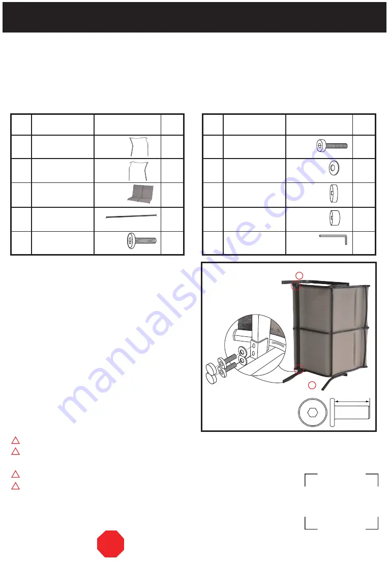 Courtyard Creations KTS889F-WM Assembly Instructions Download Page 1