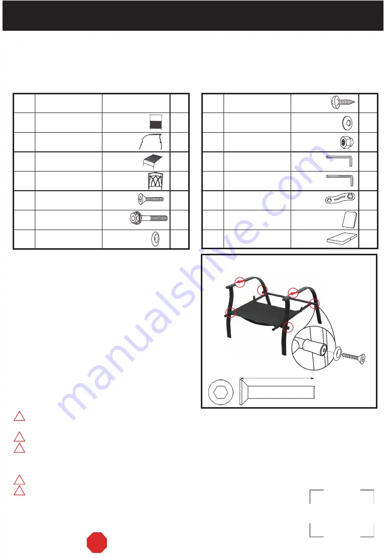 Courtyard Creations KUS128U Assembly Instructions Download Page 3