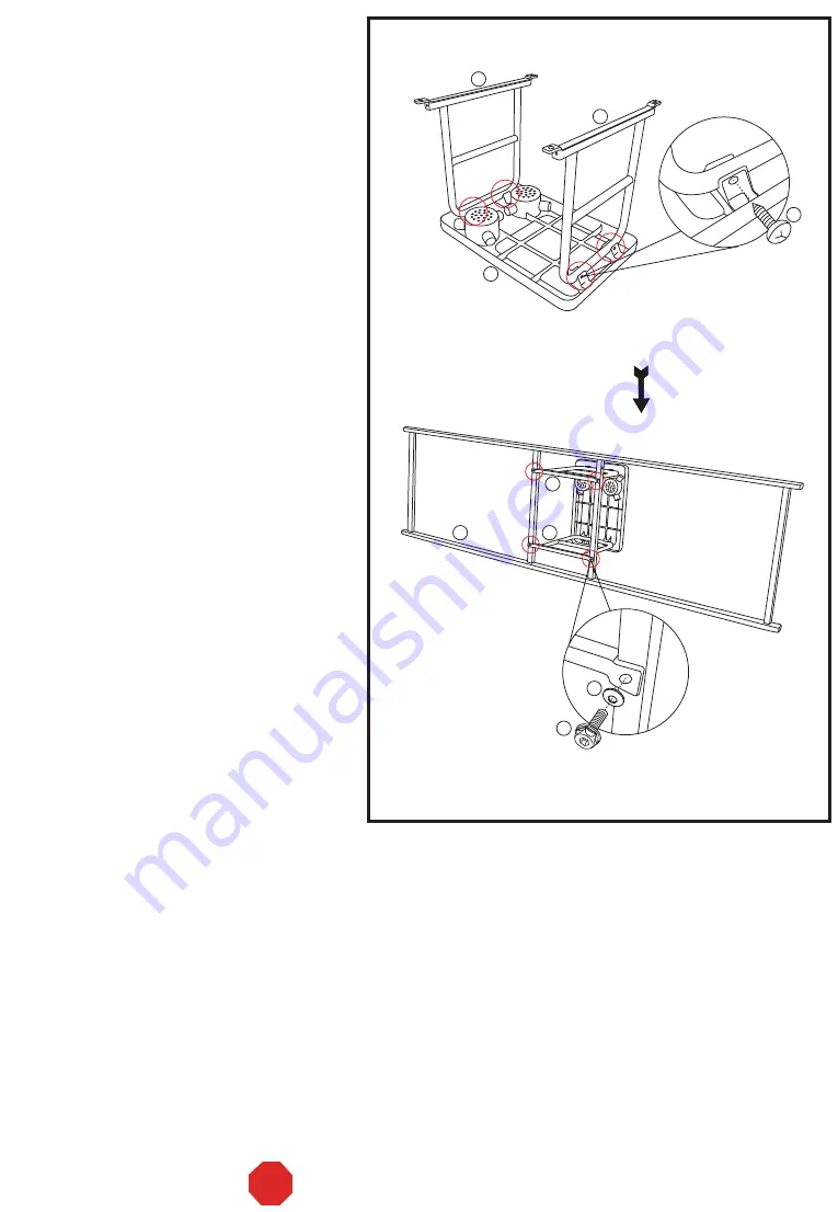 Courtyard Creations RUS487M Assembly Instructions Manual Download Page 4