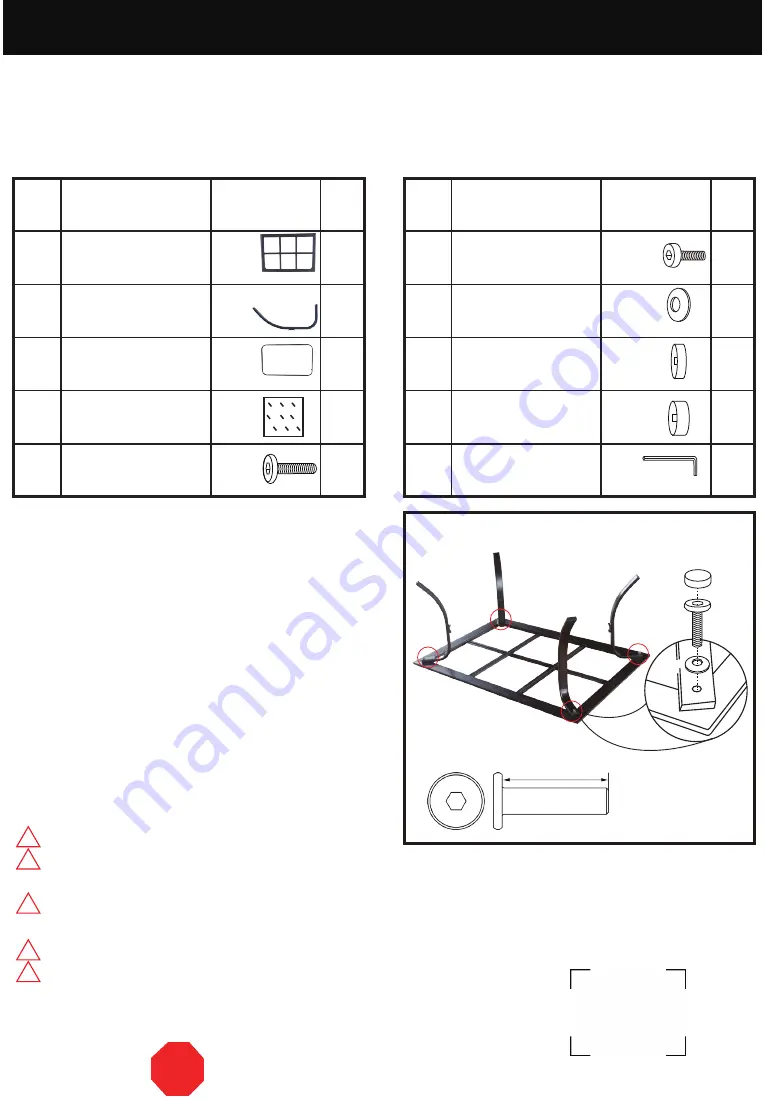 Courtyard Creations TCS41CK-WM Assembly Instructions Download Page 1