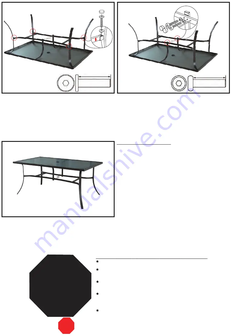 Courtyard Creations TGS64SW-WM Assembly Instructions Download Page 2