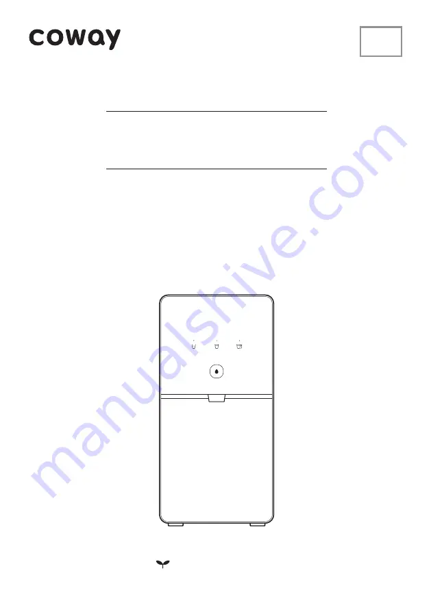 Coway P-6320R Скачать руководство пользователя страница 1