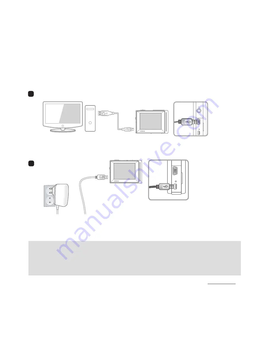 Cowon Digital Pride D20 User Manual Download Page 11