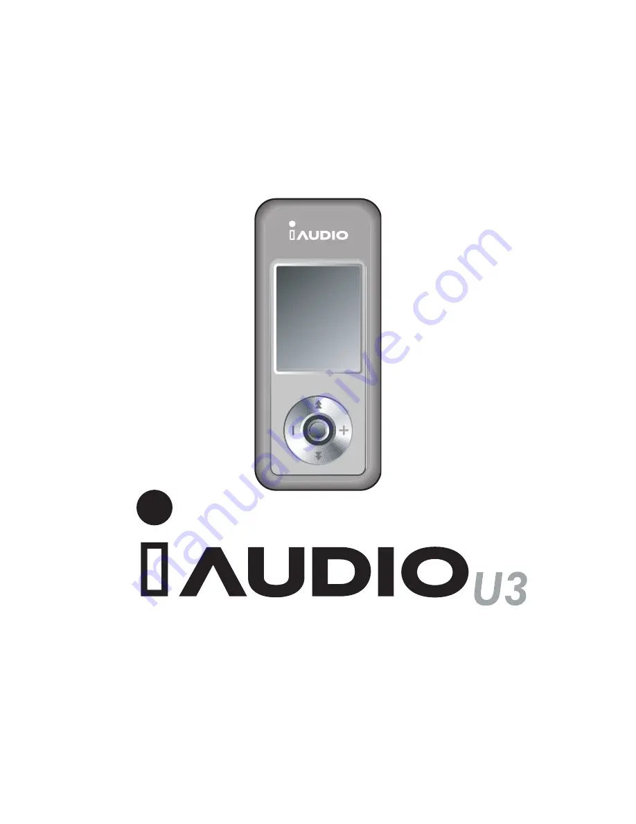 Cowon IAUDIO U3 Скачать руководство пользователя страница 3