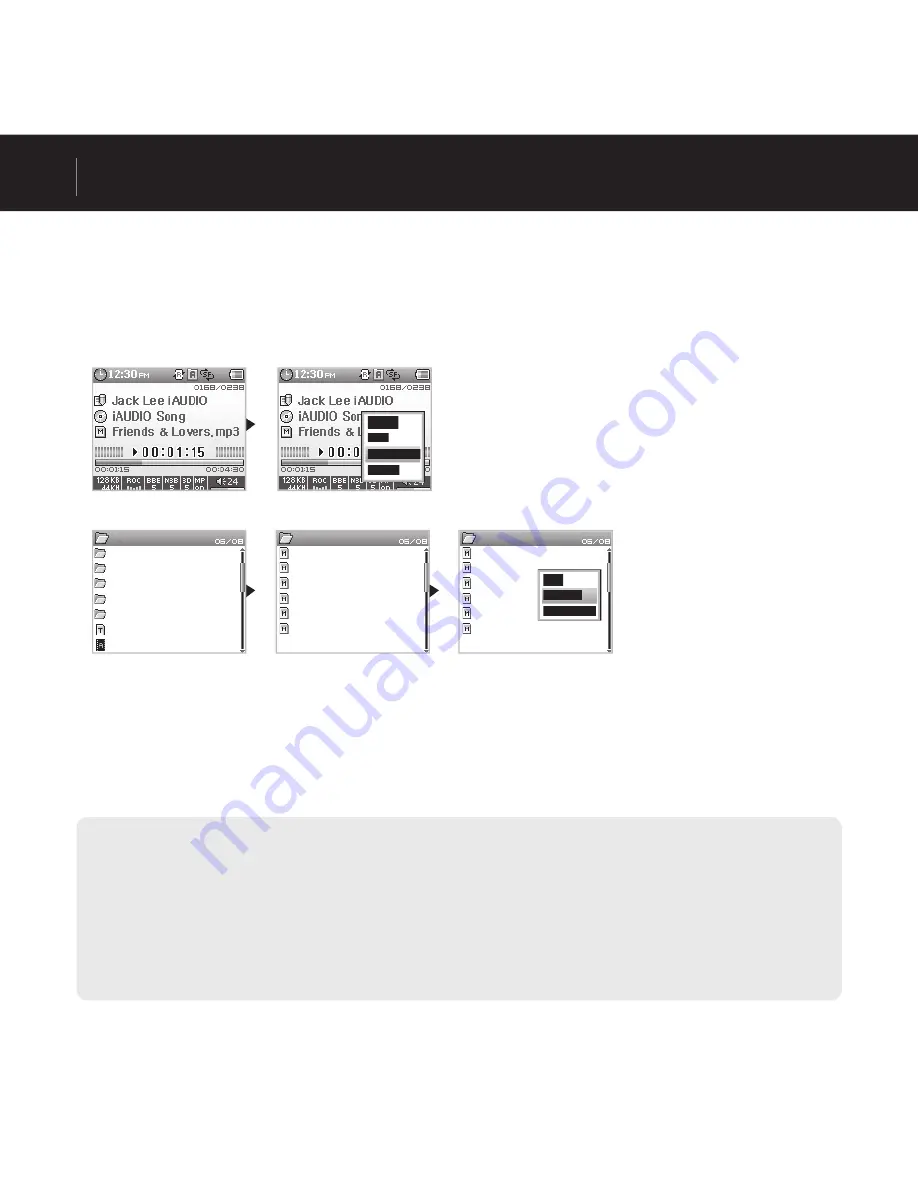 Cowon IAUDIO U3 Скачать руководство пользователя страница 28