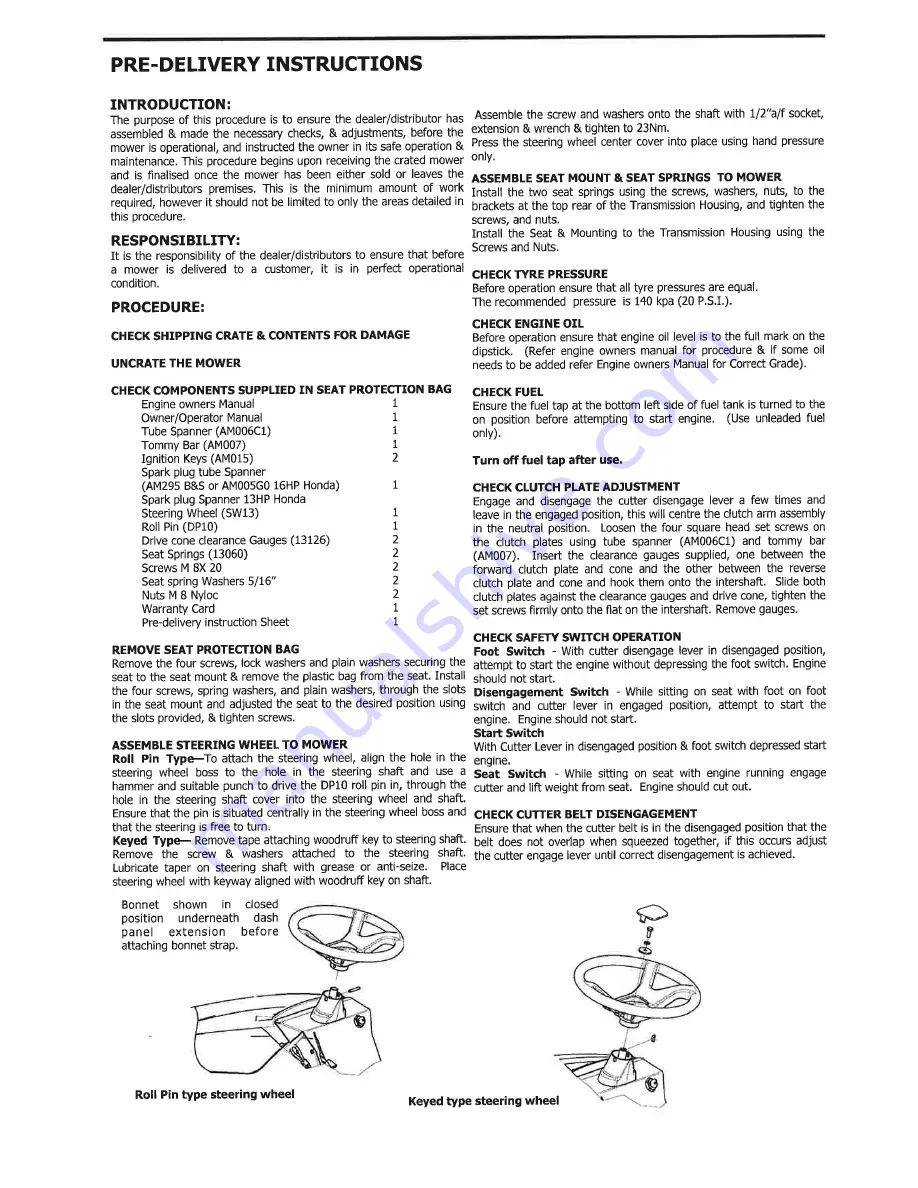 COX A12208G Manual Download Page 5