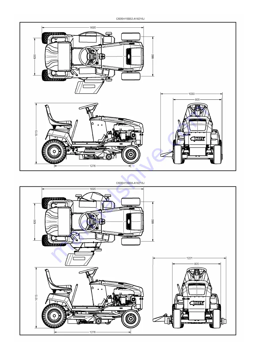 COX A18216J Owner'S/Operator'S Manual Download Page 47