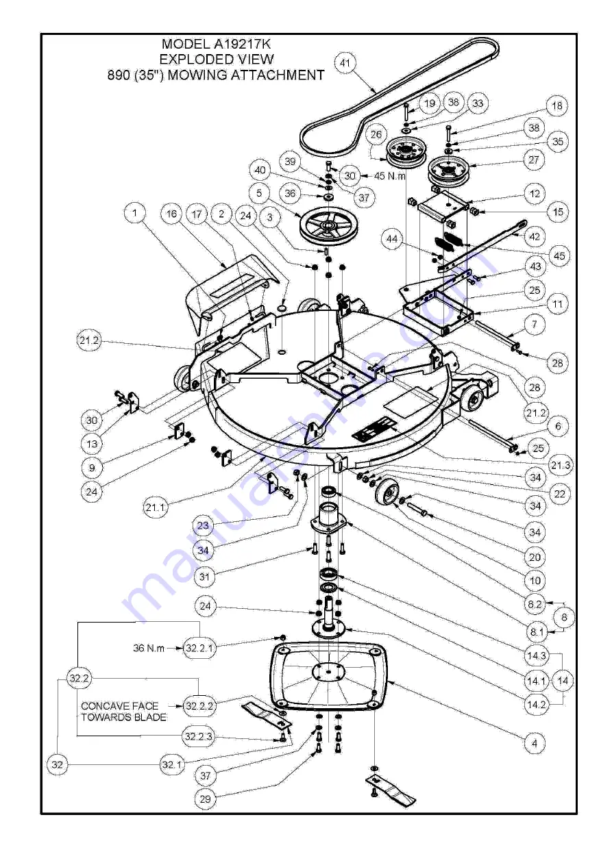 COX A19117K Owner/Operators Manual Incl Illustrated Parts List Download Page 32