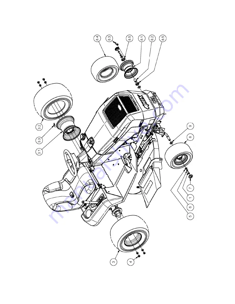 COX Live Axle Drive A16815G Owner'S Manual Download Page 30